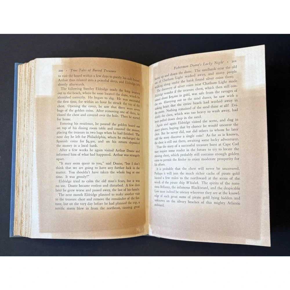 True Tales‎ of Buried Treasure Oak Island SIGNED Edward Rowe Snow Hardcover 1951
